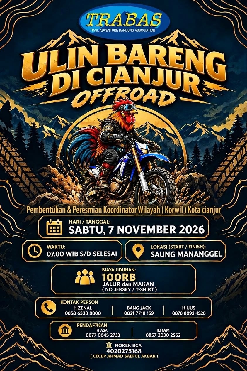 Ulin Bareng Di Cianjur ( Peresmian Korwil Cianjur )